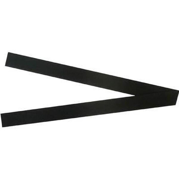 Quartet Strips Magnetic 25x300mm Black Pack 2