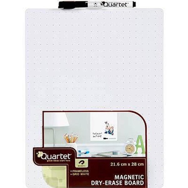 Quartet Whiteboard Magnetic Tile Grid 216x280mm White