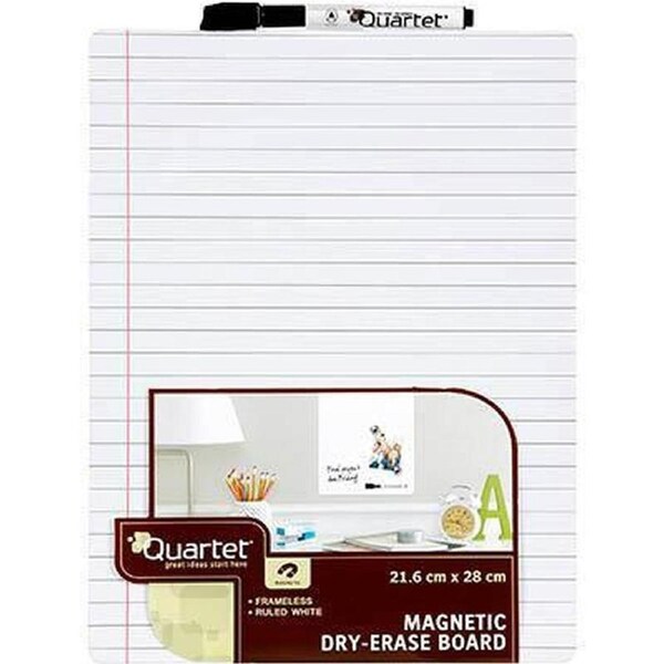Quartet Whiteboard Magnetic Tile Ruled 216x280mm White
