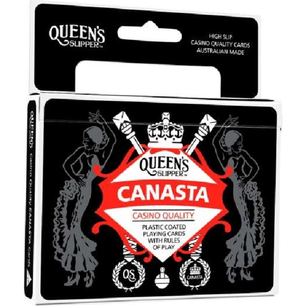 Queen's Slipper Canasta Game Playing Cards Double Deck