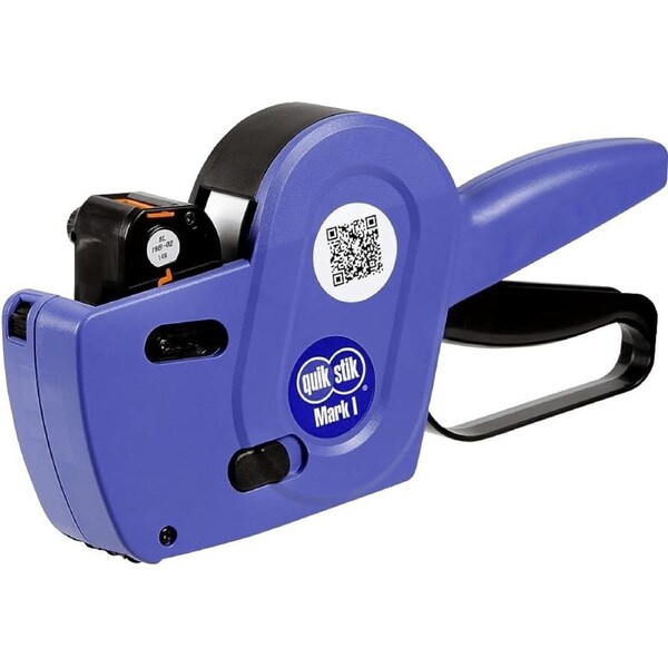 Quikstik Mark I Date Gun Single Line Blue + 3 Label Rolls