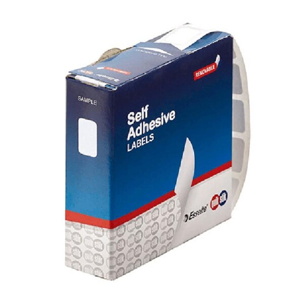 Quikstik Rectangular Label 10x16mm White Box 1500