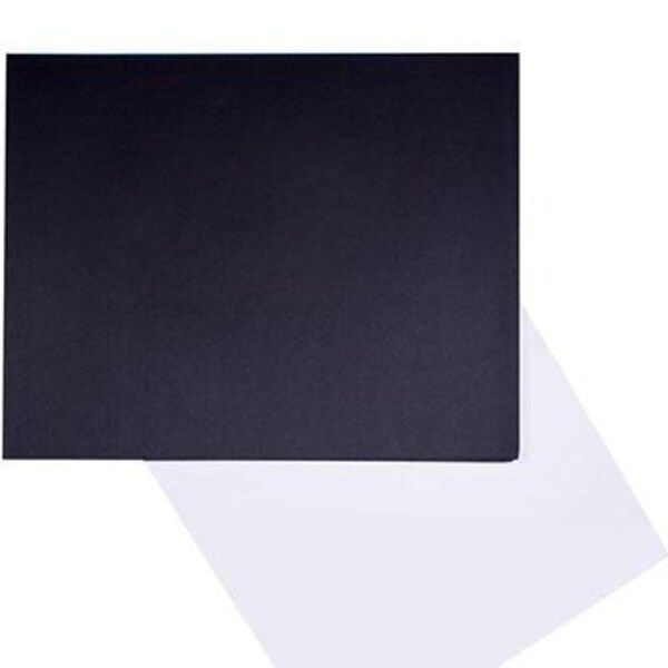 Quill Board Paper 600GSM 510×635mm Black/White Pack 50