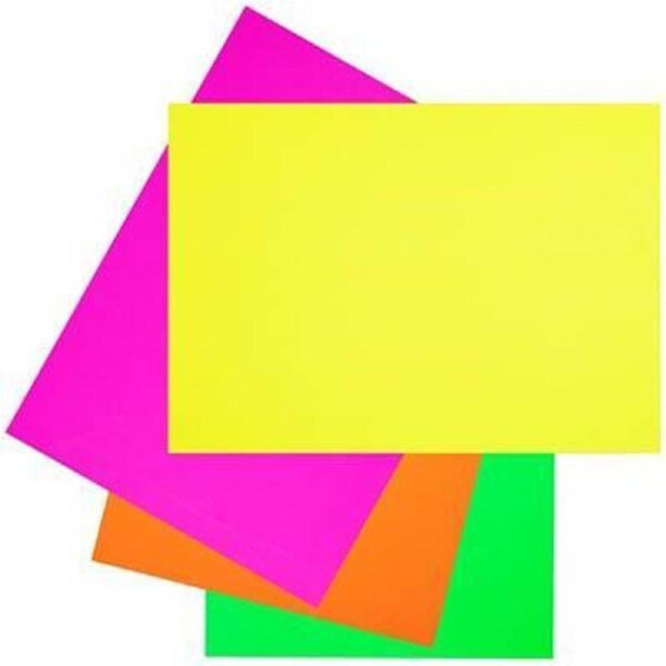 Quill Coloured A3 Copy Paper 80GSM Fluoro Assorted Pack 150