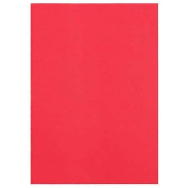 Quill Coloured A4 Copy Paper 80GSM Red Pack 500 Sheets