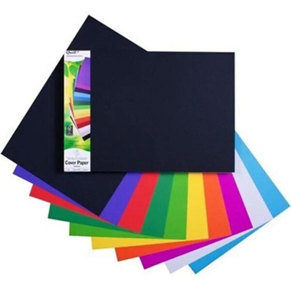 Quill Cover Coloured Paper 125GSM A3 Assorted Pack 250