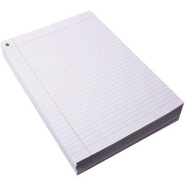 Quill Loose Leaf Exam Paper Ruled With One Hole 60gsm A4 Pack 500