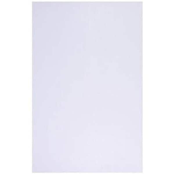 Quill Polypropylene Sign Board 5mm 500 X 770Mm White