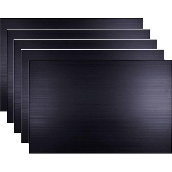 Quill Polypropylene Sign Board Paper 5mm A3 Black Pack 5
