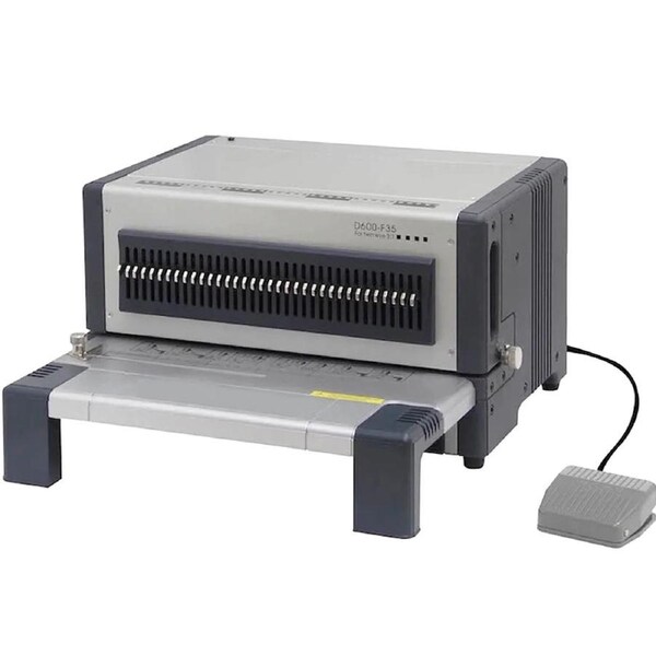 Qupa D600 Combo Electric Binder Binding Machine Heavy Duty with Interchangeable Punch Dies