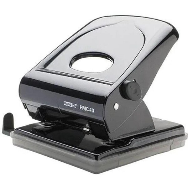 Rapid Fmc40 2 Hole Punch Black