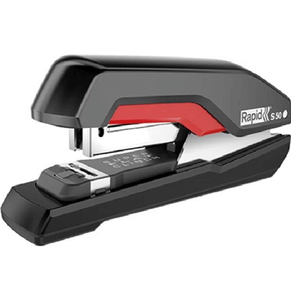 Rapid S50 Supreme High Capacity Premium Stapler Black/Red