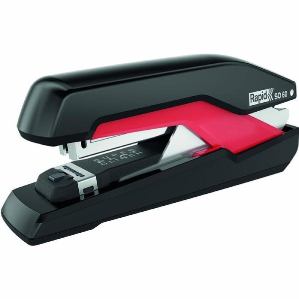 Rapid SO60 Omnipress Stapler Full Strip 60 Sheet Black/Red