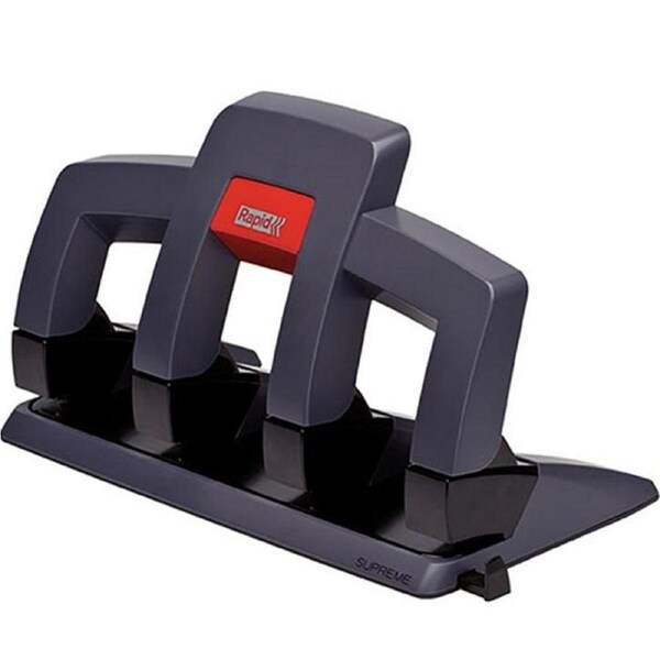 Rapid SP34 Hole Punch 4-Hole 30 Sheet Black