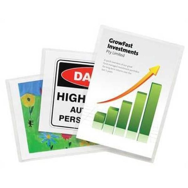 Rexel Laminating Pouch 180 Micron A4 Clear Pack 25