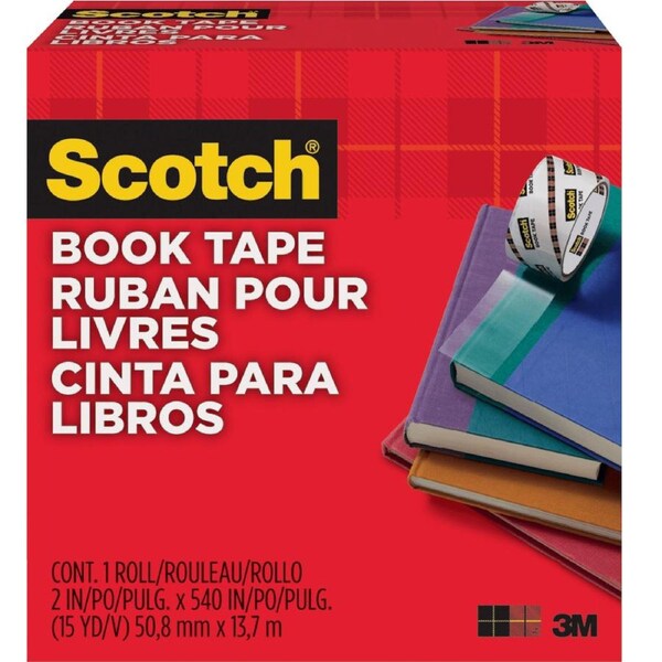 Scotch 845 Book Protection Tape 50mmx13.7m