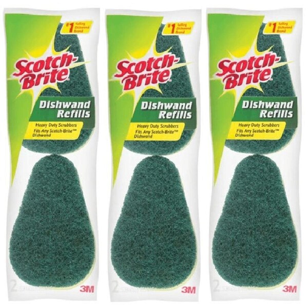 Scotch-Brite Dishwand Heavy Duty Refills Pack 6
