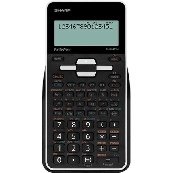 Sharp WriteView 396 Maths Function Scientific Calculator ELW532THBWH