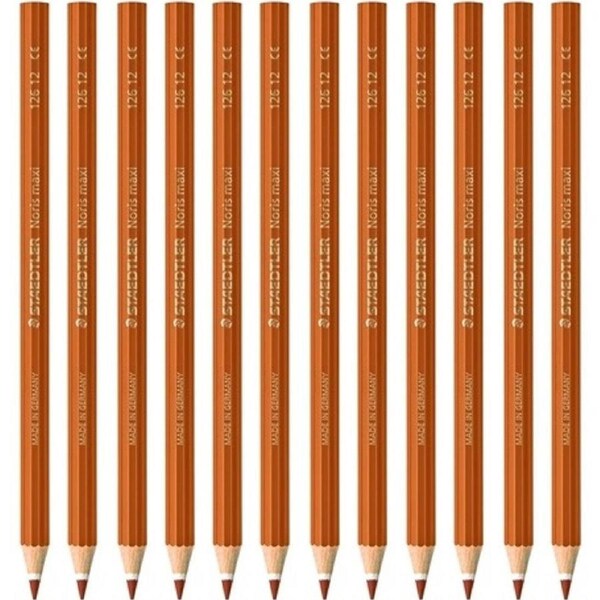 Staedtler Noris Club Maxi Learner Coloured Pencils Brown Pack 12