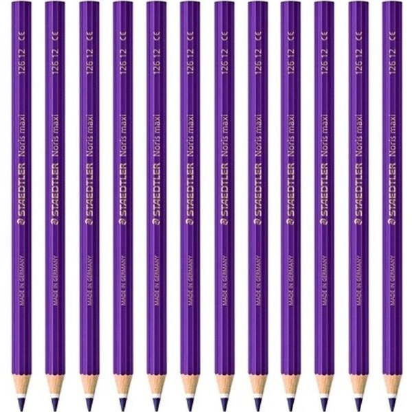 Staedtler Noris Club Maxi Learner Coloured Pencils Violet Pack 12