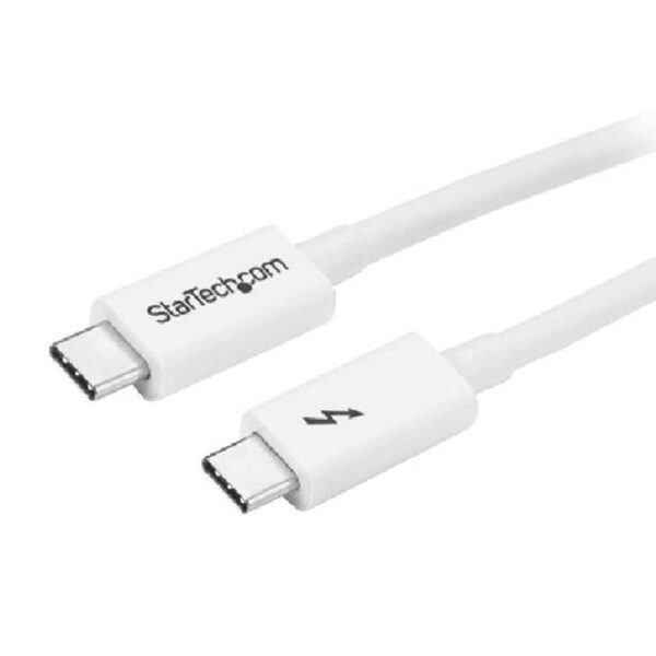 Startech 2m Thunderbolt 3 Cable 20Gbps USB-C White