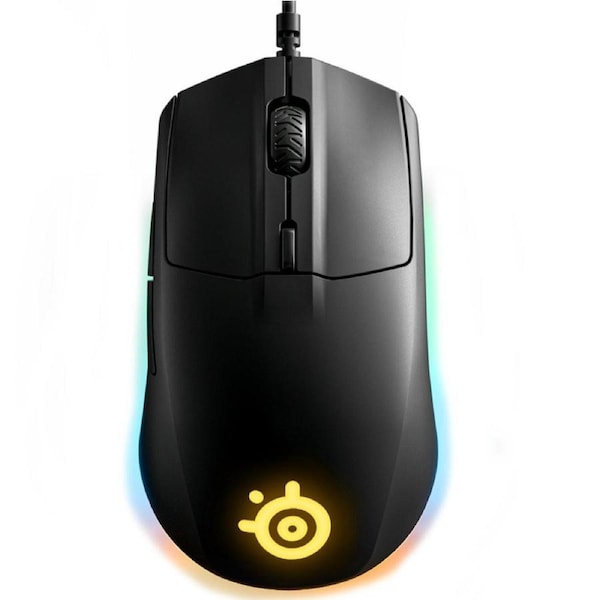 SteelSeries Rival 3 Wired Gaming Mouse Black RGB