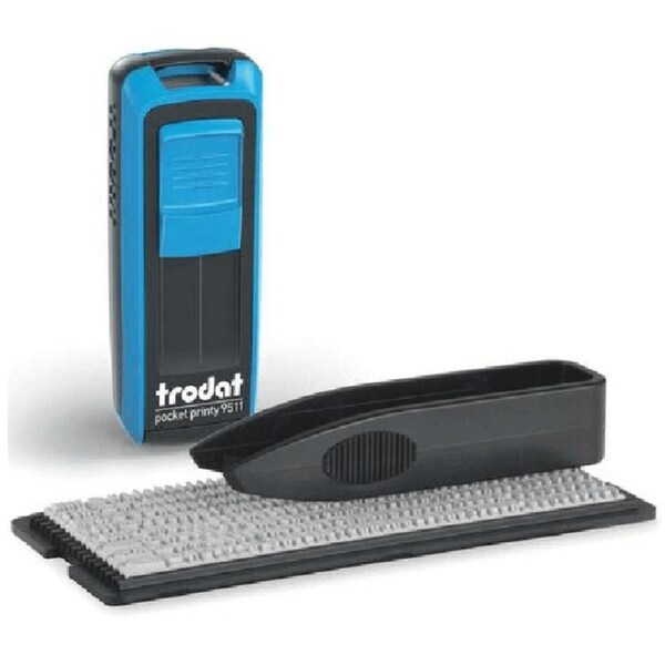 Trodat 9511 Printy Typo Pocket Stamp 3 Line DIY