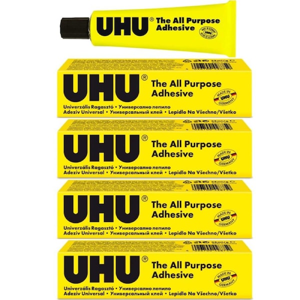Uhu All Purpose Adhesive Liquid Glue Super Strong 35mL 5 Pack