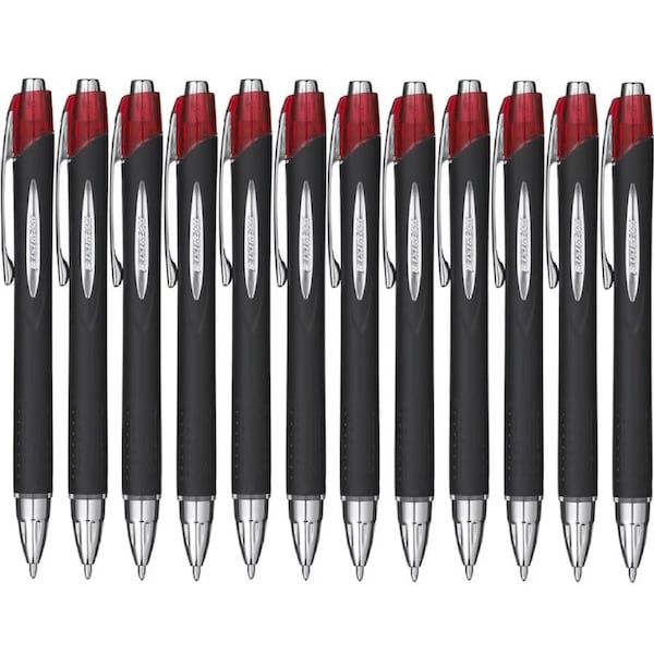 Uni-Ball SXN-210 Jetstream Retractable Rollerball Pen Medium 1.0mm Red Box 12
