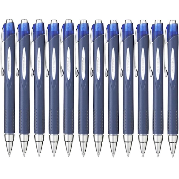 Uni-Ball SXN-217 Jetstream Retractable Rollerball Pen Fine 0.7mm Blue Box 12