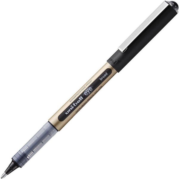 Uni-Ball Ub150-10 Eye Liquid Ink Rollerball Pen Broad 1.0Mm Black