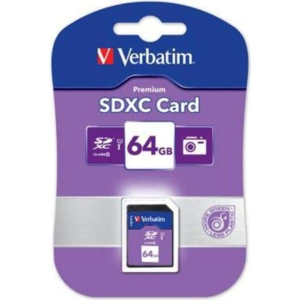 Verbatim Class 10 Uhs1 Sdxc Memory Card 64Gb