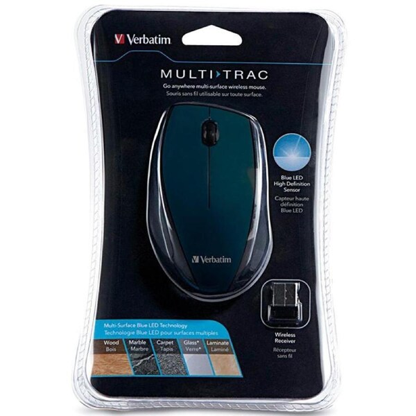 Verbatim Multi-Trac Wireless Led Mouse Black