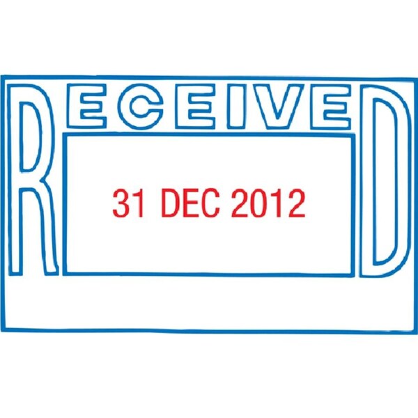 Xstamper 66206 Received Multi Dater Stamp