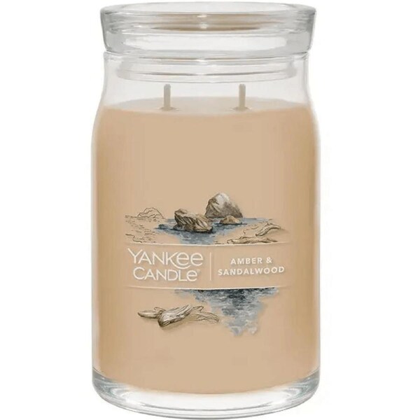Yankee Candle Amber Sandalwood Signature Collection Large Jar