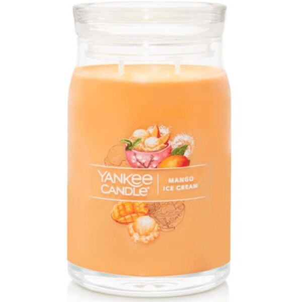 Yankee Candle Mango Ice Cream Signature Collection Large Jar