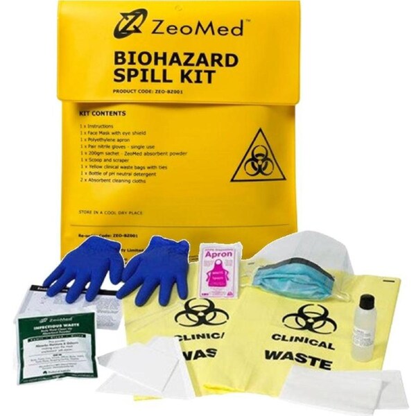 Zeomed Biohazard Clean Up Kit ZEO-BZ001