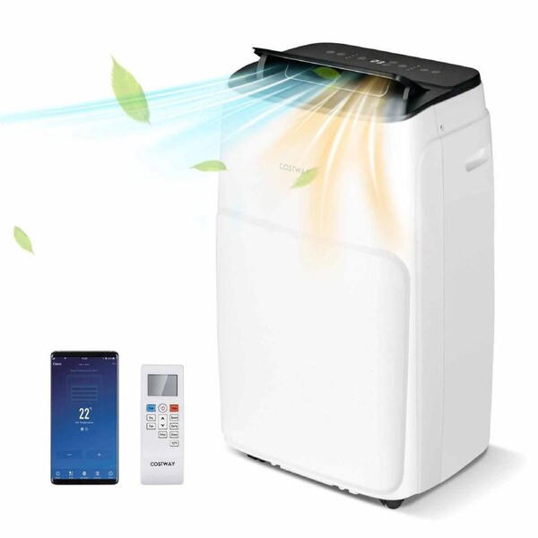 Costway 5in1 3.5kW WiFi Portable Cooling Fan Electric Air Conditioner Mobile Remote App Control