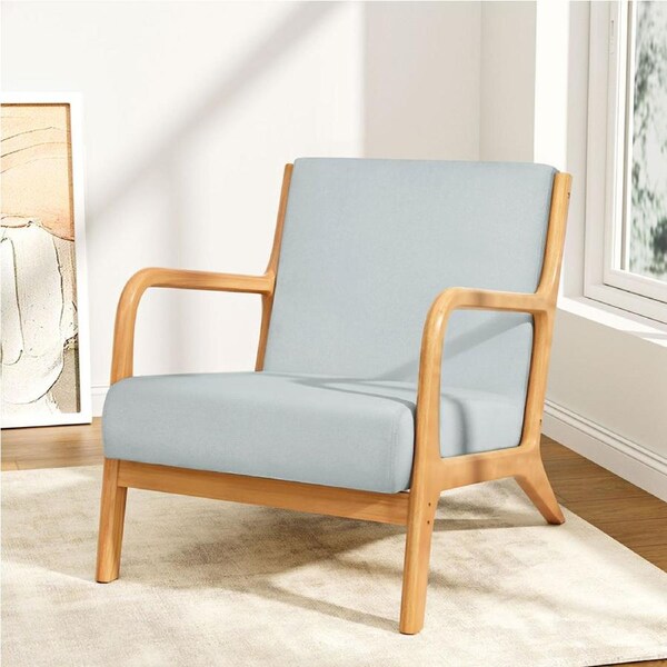 1 Seater Artiss Armchair Grey Olive