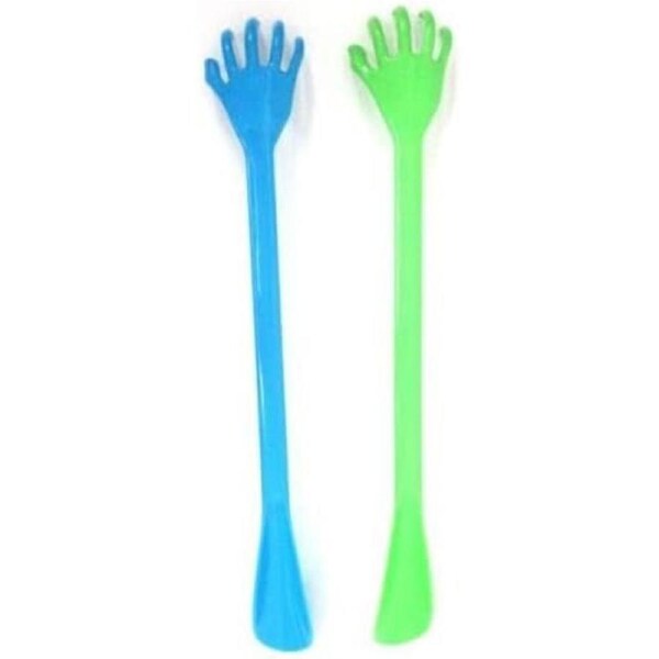 Ozoffer 2x Back Scratcher & Shoe Horn Plastic 49cm