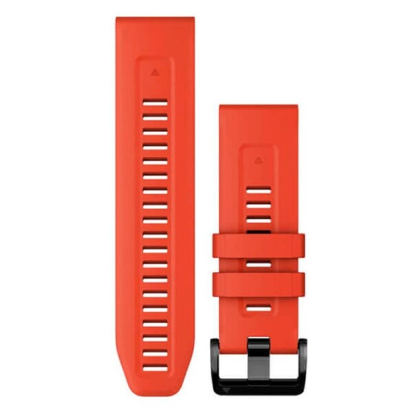 Garmin QuickFit 26 Watch Band - Flame Red Silicone