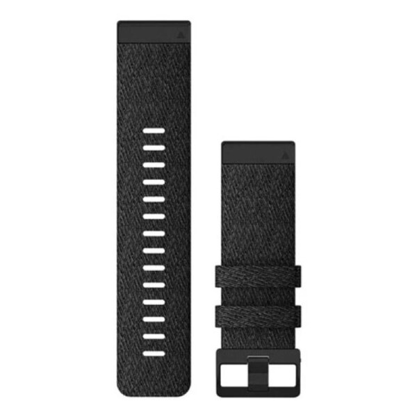 Garmin QuickFit 26 Watch Band - Heathered Black Nylon