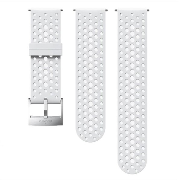 Suunto 24mm Athletic 1 Silicone Strap - White S+M