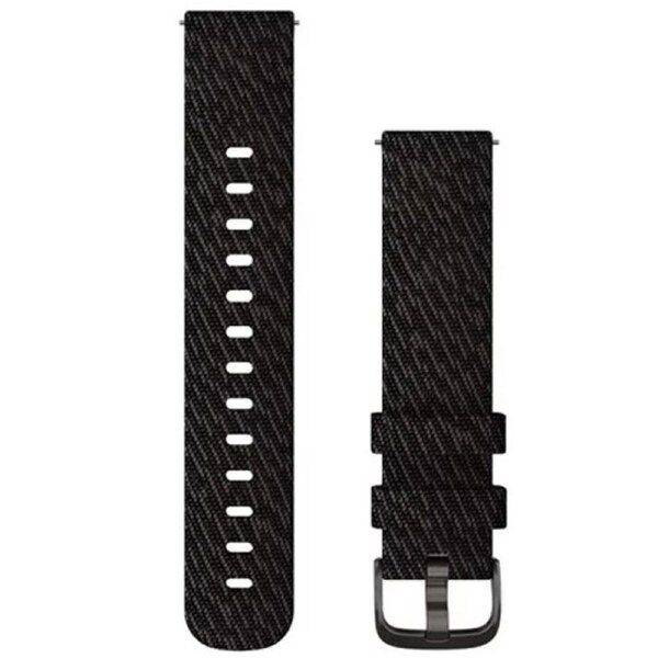 Garmin Quick Release 20 Black Pepper Nylon with Slate Hardware