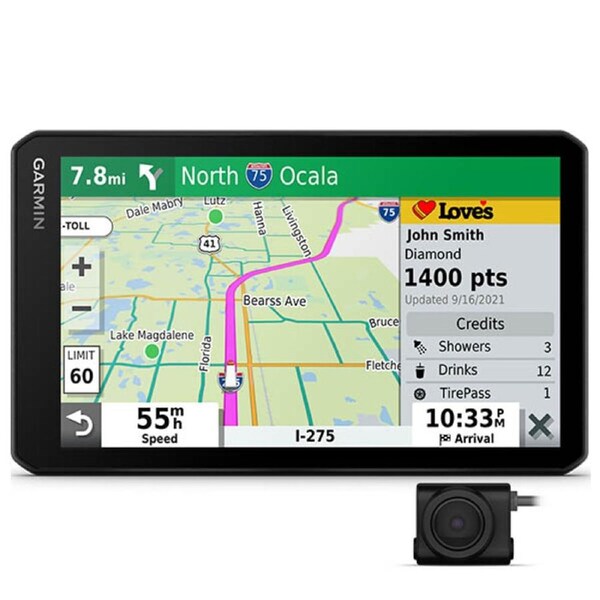 Garmin dezlCam LGV710 7" GPS Nav w/ Built-in Dash Cam & BC 50 Backup Cam