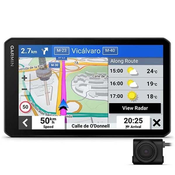 Garmin DriveCam 76 7" GPS w Dash Cam & BC 50 Backup Camera