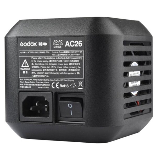 Godox AC26 AC Adapter for AD600PRO