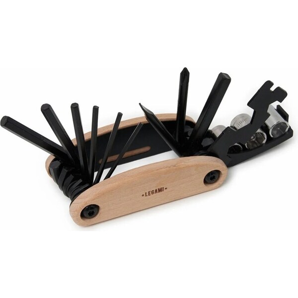 Legami 13 In 1 Bike Repair Pocket Multitool Allen Key/Screwdriver/Wrench 8.5cm