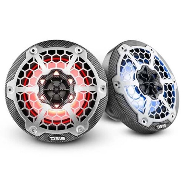 DS18 HYDRO 6.5" 300W 2-Way RGB Marine Speakers