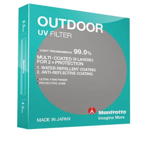 Manfrotto 77mm Outdoor UV Filter